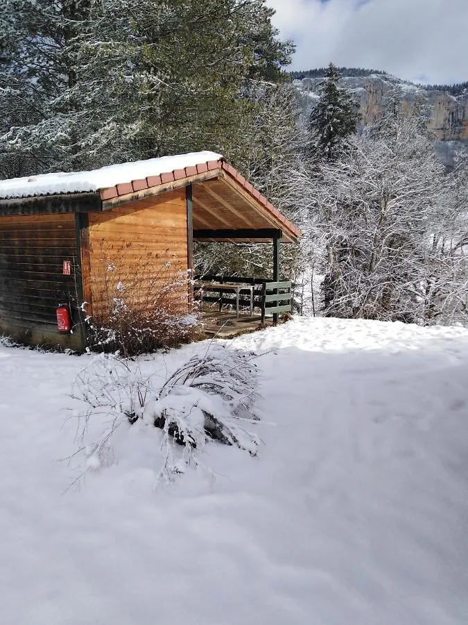 chalet du camping la Porte St Martin Saint-Martin-en-Vercors France